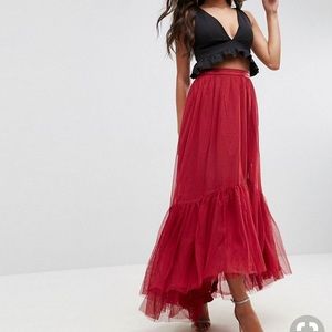 ASOS tulle maxi skirt